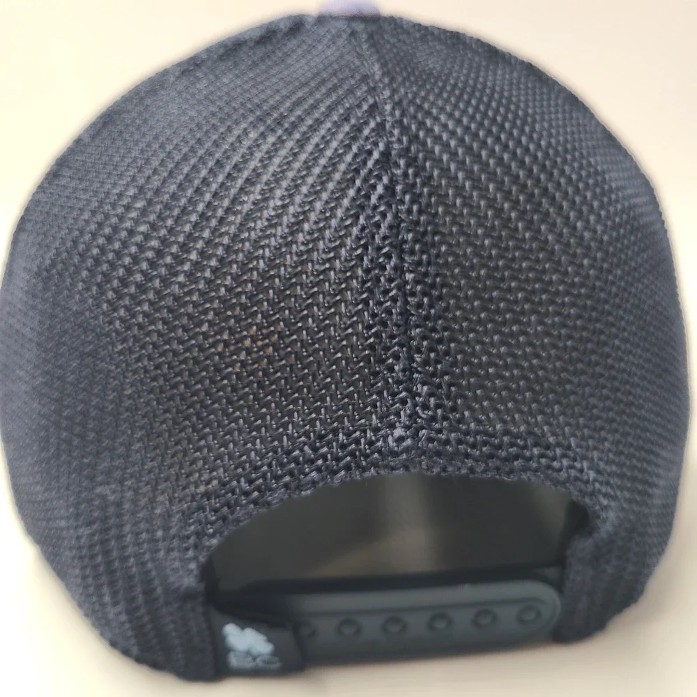 Black Clover Hat Snapback Trucker Mesh Blue Party Time Live Lucky Distressed Men